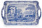 Pimpernel Blue Italian Large Melamine Tray by Spode