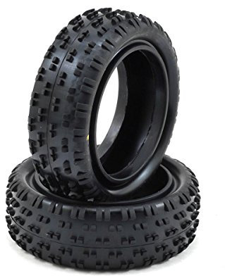 Schumacher Wide Stagger Rib 5,6 cm 1/10 4WD Buggy Frontreifen (2) (gelb)