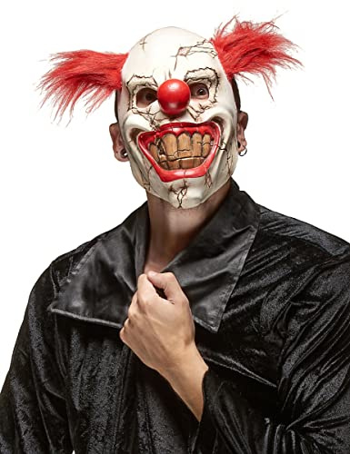 DEGUISE TOI Clownsmaske für Erwachsene zu Halloween - Rot