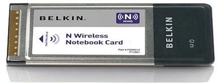 Belkin N Wireless Notebook Card 300 Mbit/s