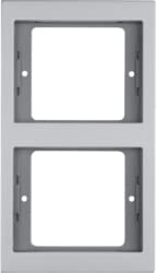 Rahmen 2fach senkrecht, K.5, Alu, Alumin BERKER 13237003