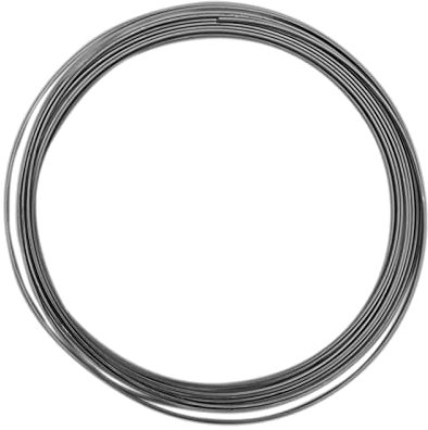 Vaessen Creative 24234-025 Aludraht Flach Schmuck, Biegsam, Aluminium, anthrazit Pantone, 3, 5 x 1 mm x 5 m