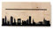 44spaces New York Design-Schlüsselbrett aus Birkenholz, Urbane Schlüsselleiste Schlüsselhalter mit Briefablage