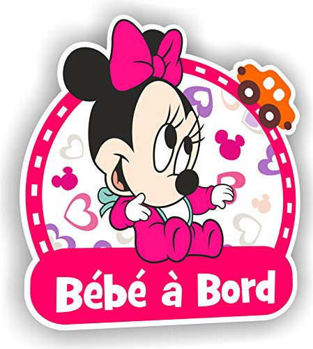 Sticker Bébé à Bord Minnie - Autocollant