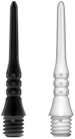 Rocket Set: 50 Target Pixel Dart Spitzen (weiß) + Good Darts Flights