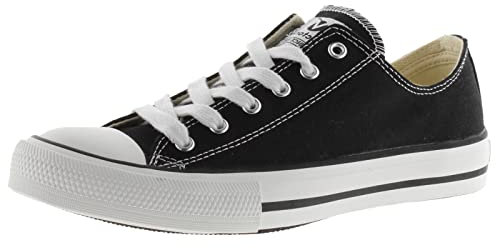 victoria Basket Unisex Tribu Lona & Puntera De Goma 106550 para Adulto Negro 44