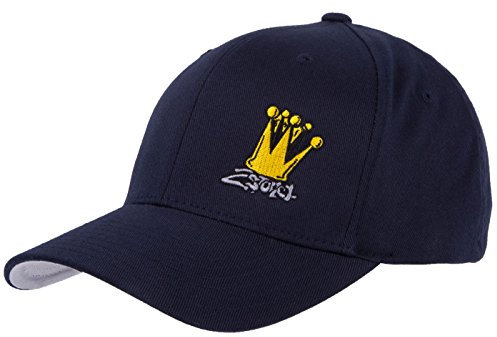 2Stoned Flexfit Baseball Cap Classic Dark Navy mit Stick Crown Größe S/M (56cm - 58cm) für Damen, Herren und Jugendliche