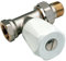 Comap Robinet manuel droit à double réglage pour radiateur - Droit Femelle 3/4 - Thermostatisable - EuroSar - 409206