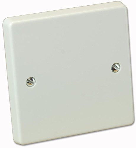 5 x Crabtree 4001 Blank Plate 1 Gang for Closing Off unused Electrical outlets