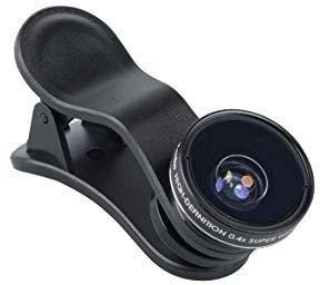 Kenko KE-RP04SW Real Pro Clip Super Wide 0,4x Objektiv für Smartphone/Tablet/Notebook schwarz