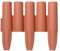 Palisade Beetumrandung Rasenkante Beeteinfassung 2,7m 4 Farben von rg-vertrieb (terrakotta)