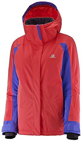 Salomon Stormspotter JKT W - Jacke für Damen, Farbe Rot, Größe L