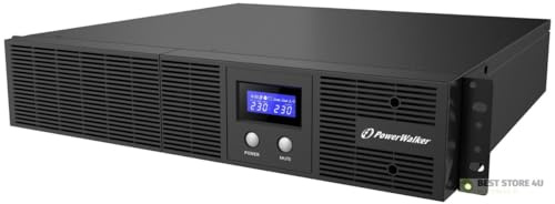 PowerWalker VI 1200 RLE 120V UPS 1200VA/720W, Model 10121099, Black, Rack