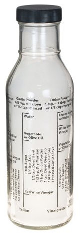 Kolder 13214 Salad Dressing Bottle Mixer-Flasche, Glas