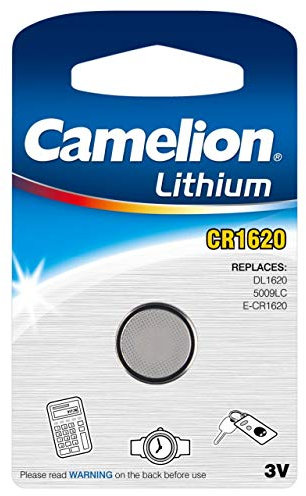 Camelion Lithium Knopfzelle CR1620 1er Blister, Lithium, 3,0V