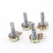 sourcing map 4 Stück 6 mm Wellendurchmesser B500K 500K Ohm Typ B Einfache lineare Potentiometer