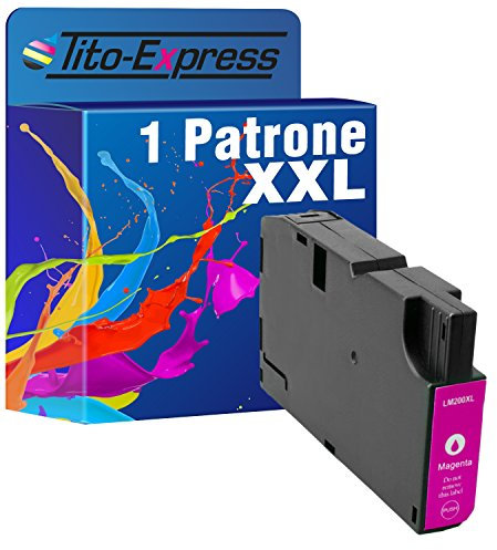 Tito-Express PlatinumSerie 1x Druckerpatrone XXL Magenta mit Chip für Lexmark 200 XL 210 XL OfficeEdge Pro 4000 OfficeEdge Pro 5500