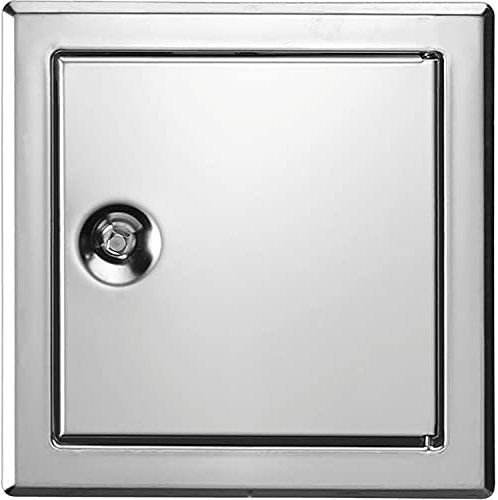 UPMANN 20650, Edelstahl Revisionstür Softline 150x150mm, mit Vierkantverschluss, 150 x 150 mm