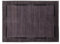 PROMETHEUS BORDER handgeknüpfter Nepal Teppich Wolle in dk.grau, Größe: 70x140 cm