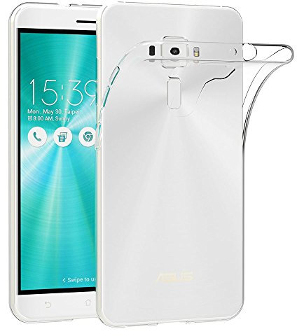 AICEK Cover per ASUS ZenFone 3 ZE552KL 5.5, Cover ASUS ZenFone 3 Silicone Case Molle di TPU Trasparente Sottile Custodia per ASUS ZenFone 3 ZE552KL