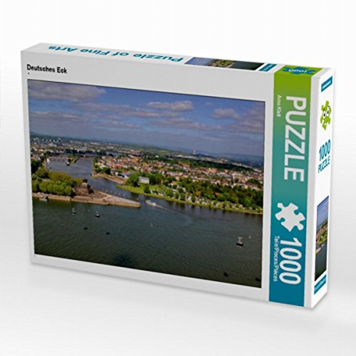 CALVENDO Puzzle Deutsches Eck 1000 Teile Puzzle quer | 1000 Teile Lege-Größe 64 x 48 cm Foto-Puzzle für glückliche Stunden