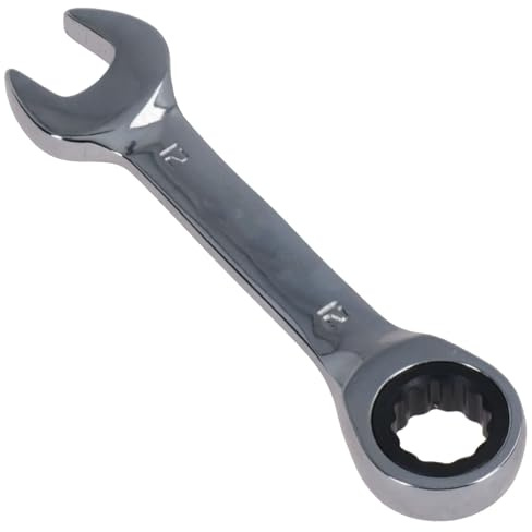 AB Tools 12mm Stubby Ratchet Combination Spanner Metric Wrench 72 Teeth SPN05