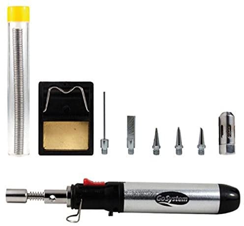 GoSystem Micro Tech Pen Torch Kit, Silver