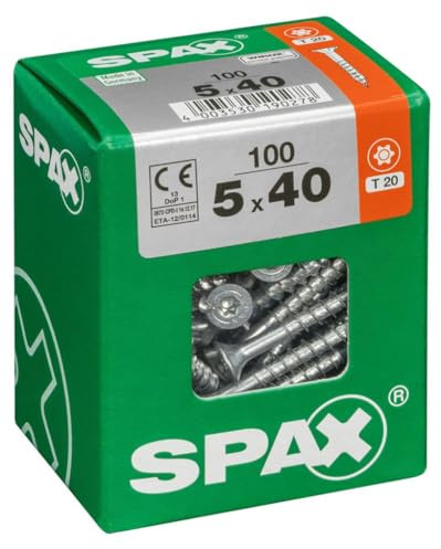 Spax Befestigungen Spax Teilgewinde Trx 5x40, 100 St. 4191020500407
