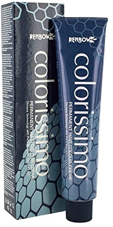 Renbow Colorissimo 100ml Light Violet Red Brown 5.62 Permanent Hair Colour Creme with Pure Beeswax