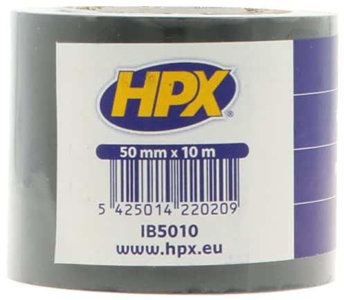 HPX IB5010 Isolierband PVC 5200 schwarz 50 mm x 10 m