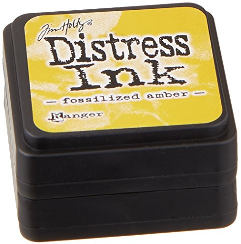 Tim Holtz Distress Mini Ink Pad, Fossilized Amber