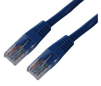 RJ45 Patchkabel CAT 5e U/UTP - 50cm Blau