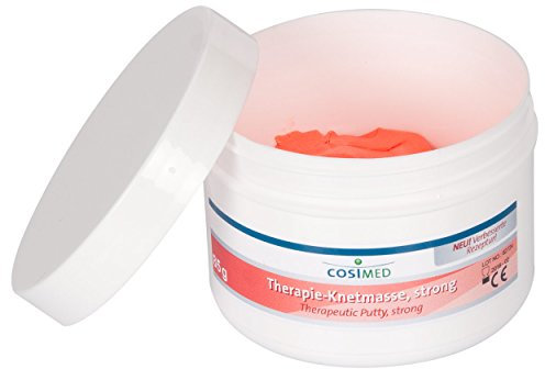 cosiMed Therapie-Knetmasse Therapieknete Therapie Knete Rot: 85 g, Strong