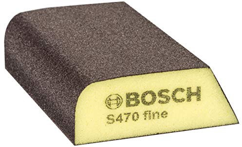 Bosch Professional 1x S470 Combi Blöcke Fein (Schleifschwamm für Holz, Kunstoff und Metall, 69 x 97 x 26 mm, Zubehör Handschleifen)