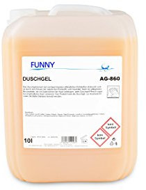 Funny AG-860 Duschgel mit Pfirsichduft, Kanister, 10 L