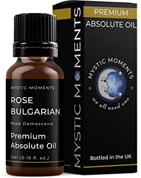Mystic Moments | Olio assoluto Rosa bulgara | 5ml | Rosa damascena, assoluta dal profilo floreale ricco, per la profumeria e la cura della bellezza.
