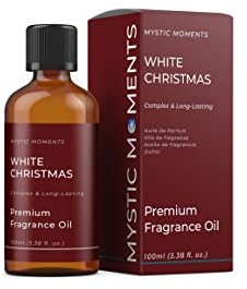 Mystic Moments | Olio di fragranza di Natale bianco - 100 ml - perfetto per saponi, candele, bombe da bagno, bruciatori di olio, diffusori e articoli per la cura della pelle e dei capelli