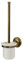 Bisk 00412 Deco Toilet Brush and Holder Set in Antique Brass, 12 x 16 x 40 cm