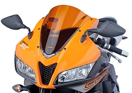Puig 4356T Racing Windschutzscheibe optimierte Aerodynamik, Orange