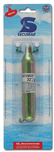 Secumar 32g CO2 Ersatzpatrone mit 2 Auslösetabletten für AUT