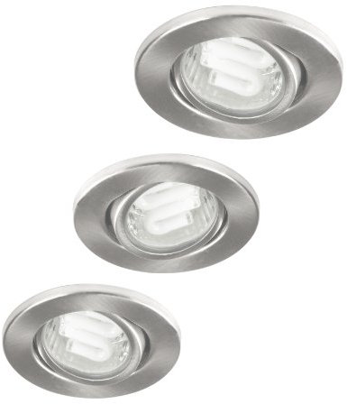 XQ-lite GU10 Einbauspot, 3-er Set, richtbar XQ0970