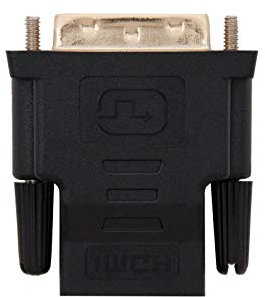 NANOCABLE 10.15.0700 - Adaptateur DVI vers HDMI, mâle-femelle, 24+1, Noir