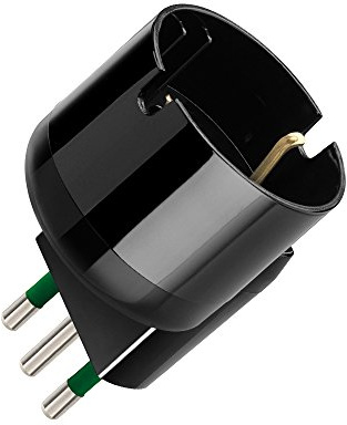Vimar RI.00304 adattatore sfalsato SICURY, presa universale, spina piccola