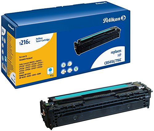 Pelikan 1216 Toner-Modul ersetzt HP CB541A, 1400 Seiten, cyan
