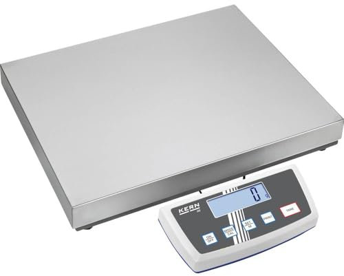 KERN wipe60dl Serie de-d Zahlungsbilanz Plattform, 522 mm Länge x 403 mm Breite x 90 mm Höhe, 30/60 kg Bereich-Wägezelle Skala, 10/20 g