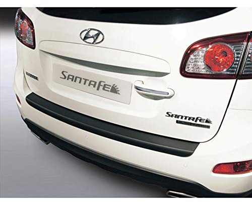RGM ABS Heckstoßstangenschutz kompatibel mit Hyundai Santa Fe 2010-2012 Schwarz