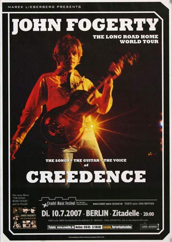 John Fogerty - Creedence, Berlin 2007 » Konzertplakat/Premium Poster | Live Konzert Veranstaltung | DIN A1 «