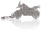 RACEFOXX Schlüsselanhänger, Lanyard, Schlüsselband mit Flaschenöffner, Schlüsselbund, Band, Anhänger, für BMW R 1200 GS Adventure Fans