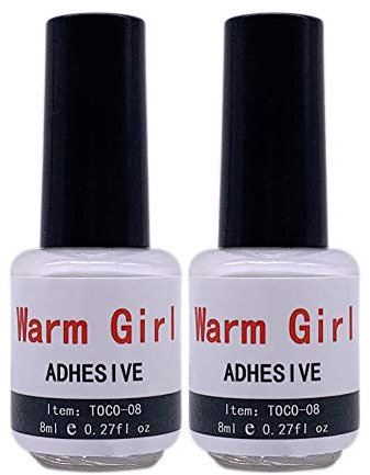 Warm Girl 2pcs Professional Star Nail Art Glue For Nail Foil Sticker Transfer DIY Tool