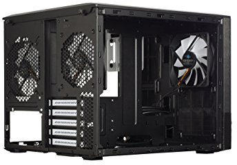 Fractal Design Node 804 No Power Supply MicroATX Cube Case FD-CA-NODE-804-BL, Black